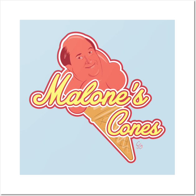 Malone's Cones Wall Art by ericchampion